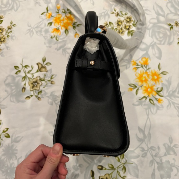 Luana Italy Ebony Paley Satchel NWT - Picture 8 of 11